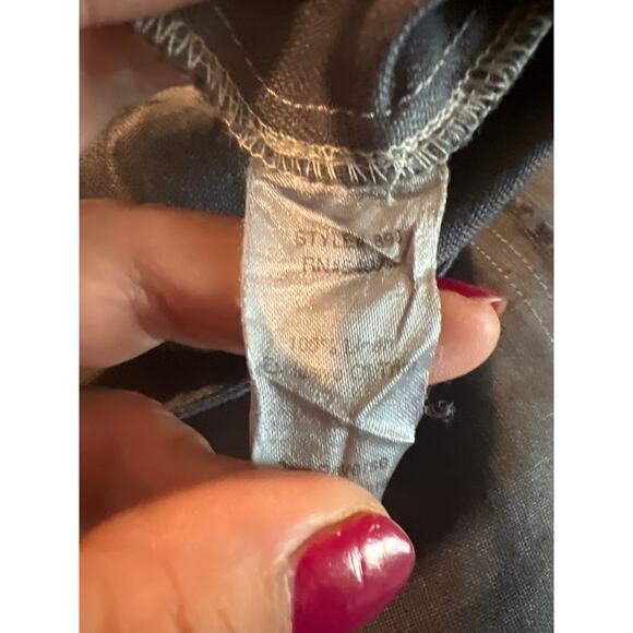 Cabi size small blue linen tiered maxi skirt - Picture 5 of 6